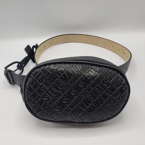 New Steven Madden Black Fanny Pack